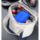 Personalized Navy Striped Insulated Lunch Tote Image 2 of 4